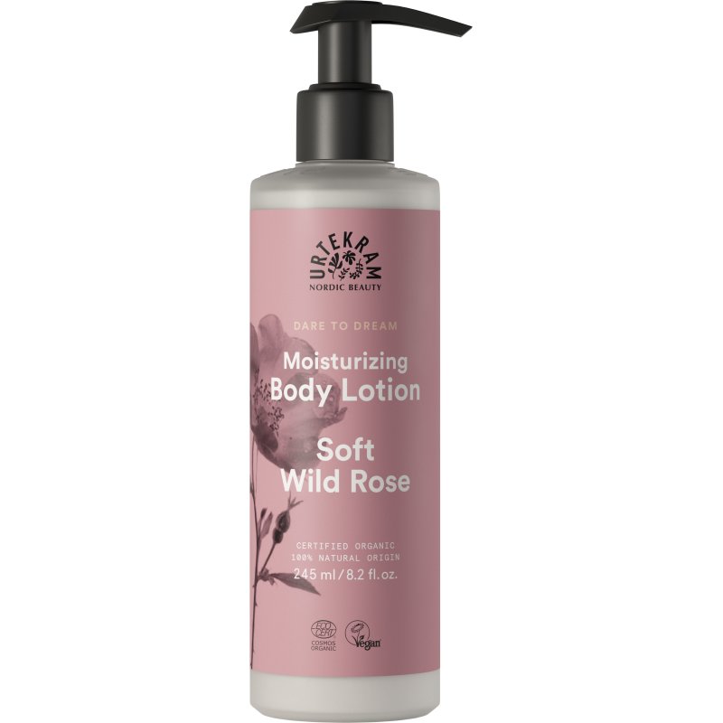 Urtekram Moisturizing Body Lotion Wild Rose 245ml