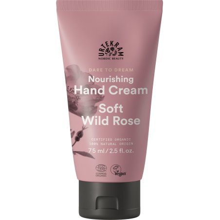 Urtekram Moisturizing Hand Cream Wild Rose 75ml