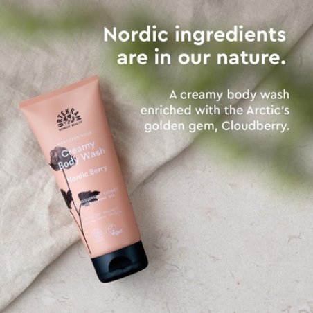 Urtekram Nordic Berry Body Wash Creamy Shower Gel with Almond Oil and Cloudberry