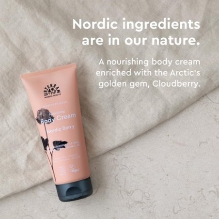 Urtekram Nordic Berry Body Cream Rich with Aloe Vera, Shea Butter, and Coconut Oil