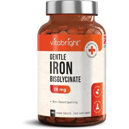 Gentle Iron Tablets 28mg 180 Vegan Tablets