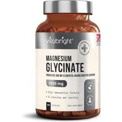 Magnesium Glycinate 1500mg High Strength 180 Capsules