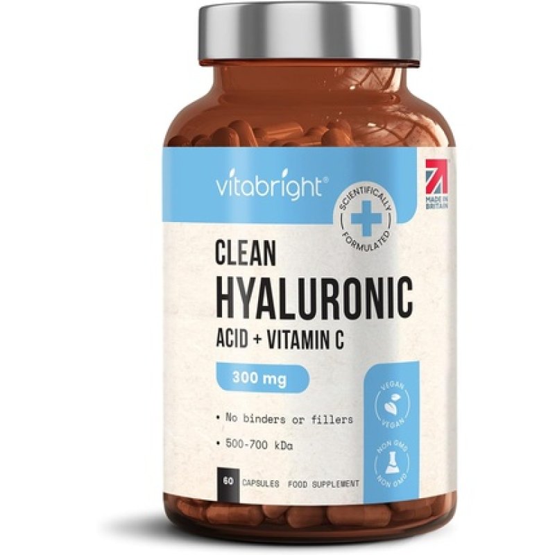 Hyaluronic Acid Capsules High Strength 300mg 60 Capsules