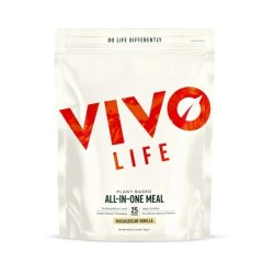 Vivo Life Allinone Meal Vegan Meal Replacement Shake With Proteins Essential Fats Vitamins & Minerals 25 Servings 1kg