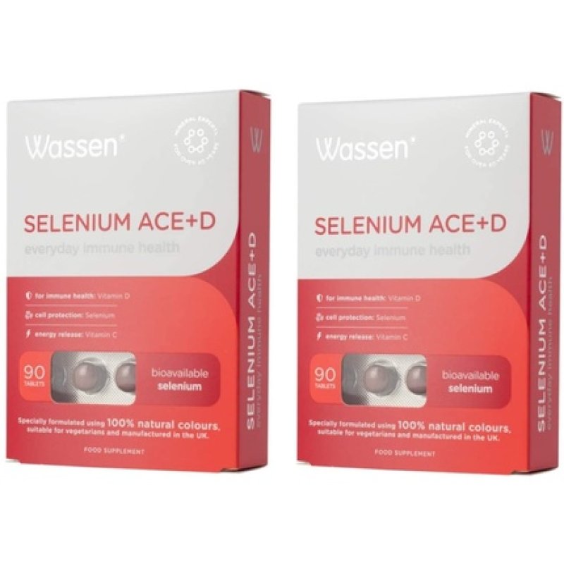 Wassen Selenium Ace 90 Tablets - Pack of 4