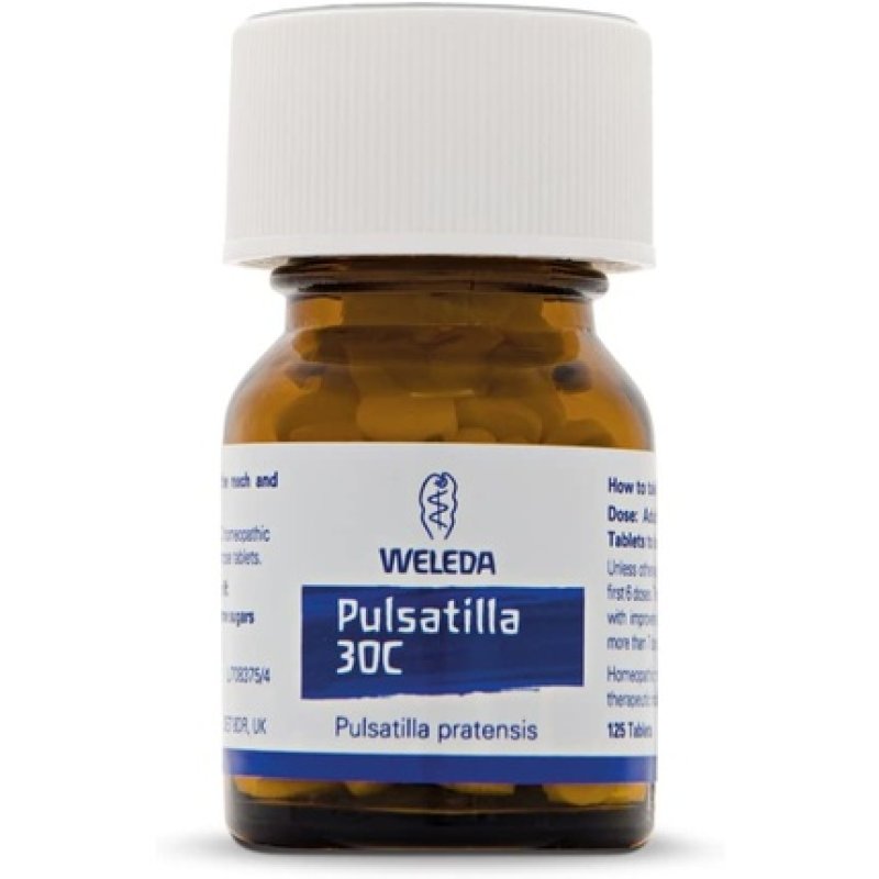 Weleda Pulsatilla 30C Homeopathic Remedy 125 Tablets 30g