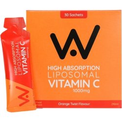 WELL ACTUALLY Liposomal Vitamin C 1000mg Sachets - High Bioavailability Liquid Vitamin C Supplement - Supports