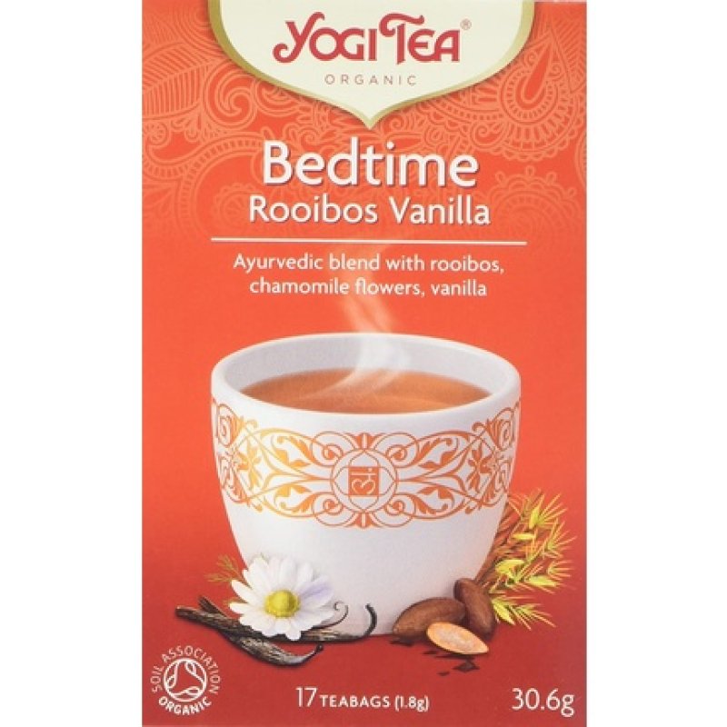 Yogi Teas - Ayurvedic Organic Bedtime Rooibos Vanilla 17bags Pack Of 1