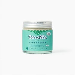 Zerolla Eco Natural Toothpaste 60ml Whitening with Sodium Bicarbonate and Naturally Occurring Minerals Double Mint