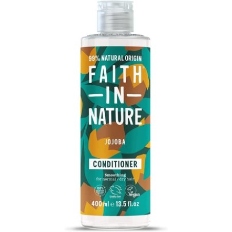 Faith In Nature Natural Jojoba Conditioner 400ml - Smoothing, Vegan and Cruelty Free