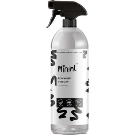 Miniml Eco White Vinegar Cleaning Unscented 750ml All Natural Multisurface & Multipurpose Cleaner Limescale Remover