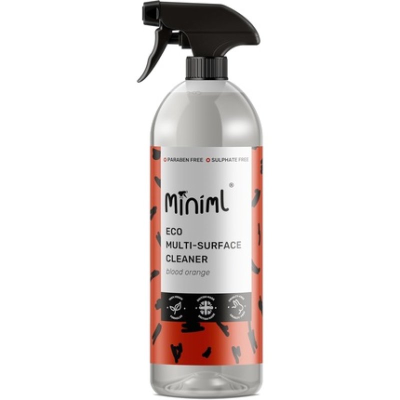 Miniml Eco Multi Surface Cleaner General Purpose Spray 750ml Blood Orange Scented