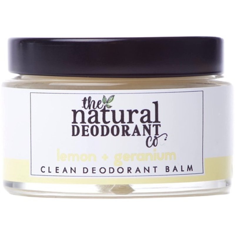 The Natural Deodorant Co Clean Deodorant Balm Lemon & Geranium 55g
