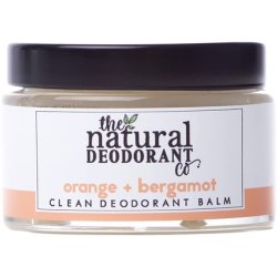 The Natural Deodorant Co Clean Deodorant Balm Orange & Bergamot 55g All Day Protection