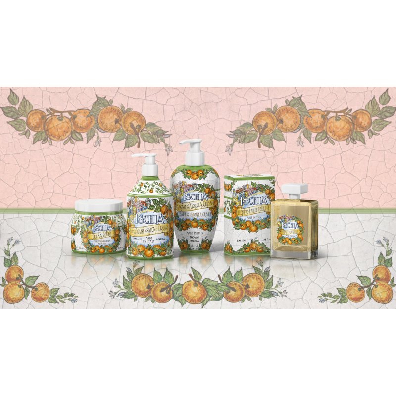 Rudy Profumi Maioliche Set Liquid Hand Soap 500ml Hand Cream 100ml Ischia Range