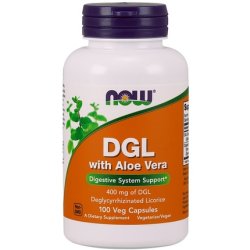 Now Foods Dgl With Aloe Vera 100 Vegetable Capsules