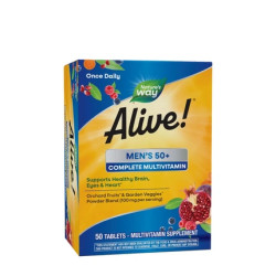 Nature's Way Alive Men's 50 Complete Multivitamin 50 Tablets