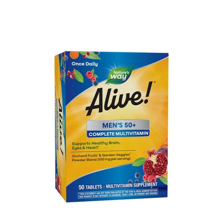 Nature's Way Alive Men's 50 Complete Multivitamin 50 Tablets