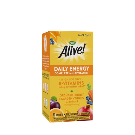 Nature's Way Alive Daily Energy Complete Multivitamin 60 Tablets