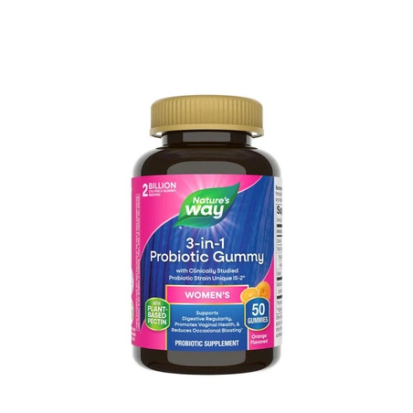 Nature's Way 3in1 Probiotic Women's Gummy 50 Gummies