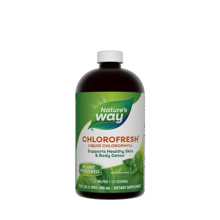 Nature's Way Chlorofresh Liquid Chlorophyll 480 Ml Mint Flavor