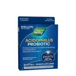 Nature's Way Probiotic Pearls Acidophilus 30 Softgels