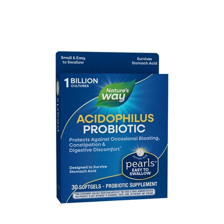Nature's Way Probiotic Pearls Acidophilus 30 Softgels