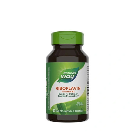 Nature's Way Riboflavin Vitamin B2 30 Tablets