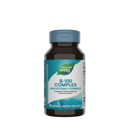 Nature's Way Vitamin B100 Complex 60 Capsules