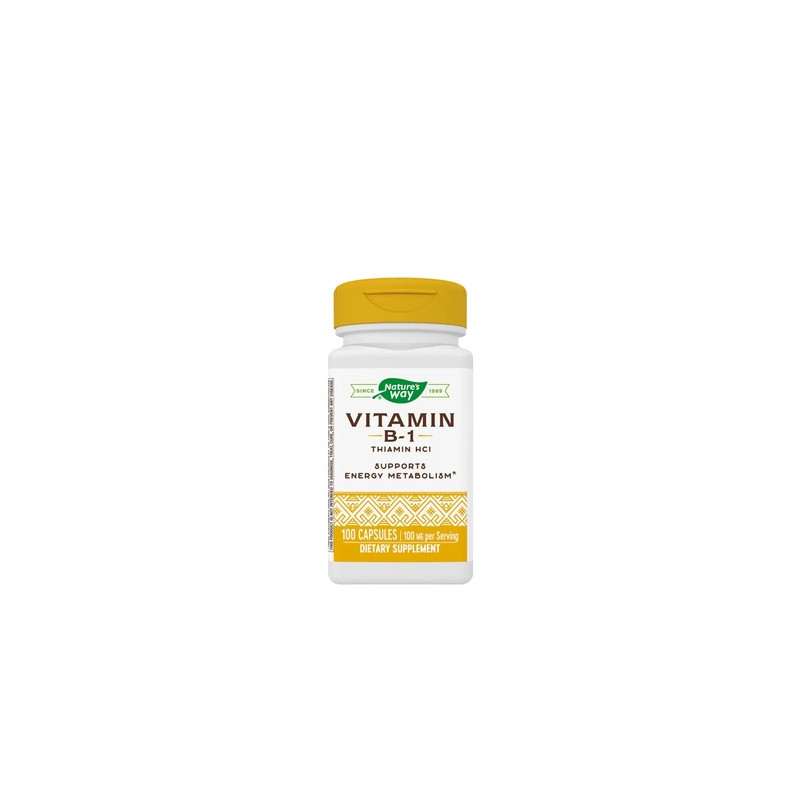Nature's Way Vitamin B1 100 Capsules