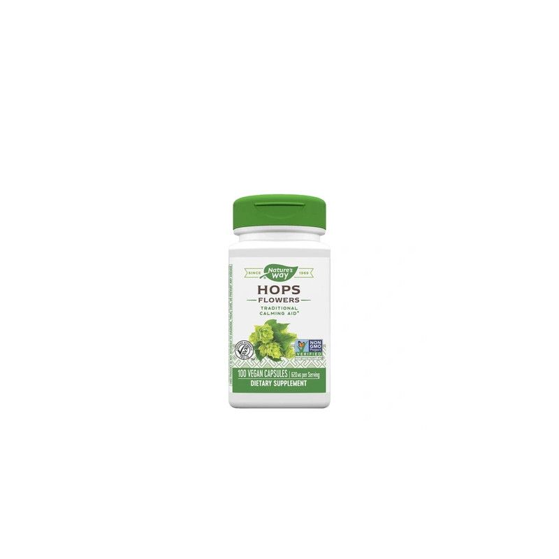 Nature's Way Hops Flowers 100 Capsules