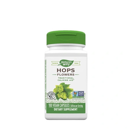 Nature's Way Hops Flowers 100 Capsules