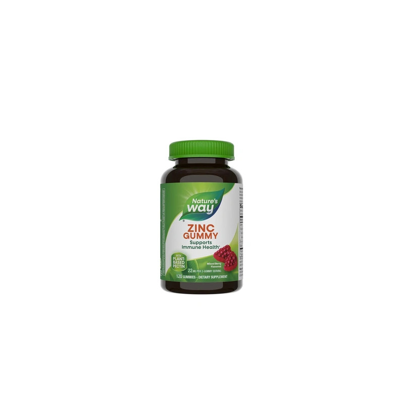 Nature's Way Zinc Gummies With Mixed Berry Flavor 120 Count