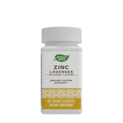 Nature's Way Zinc Lozenges With Wild Berry Flavor 60 Lozenges