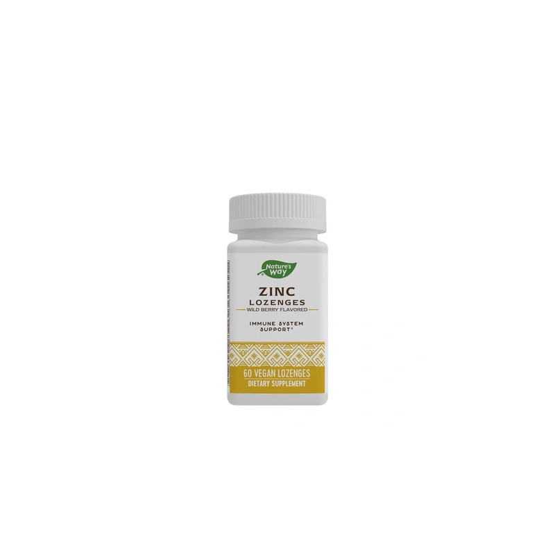 Nature's Way Zinc Lozenges With Wild Berry Flavor 60 Lozenges