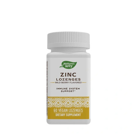 Nature's Way Zinc Lozenges With Wild Berry Flavor 60 Lozenges