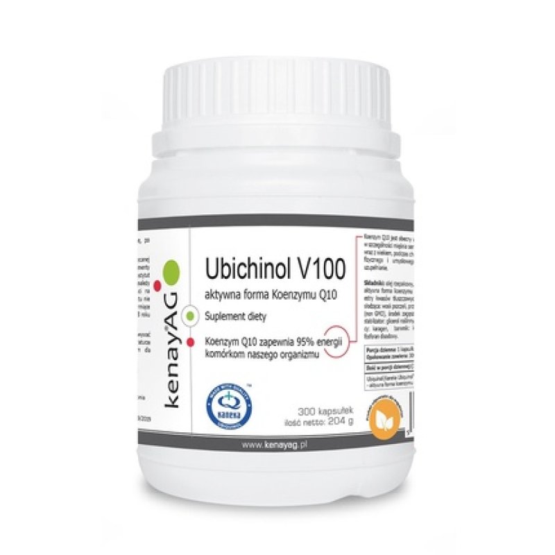 Kenay Kenay V100 Active Ubiquinol Coenzyme Q10 100 Mg 300 Capsules