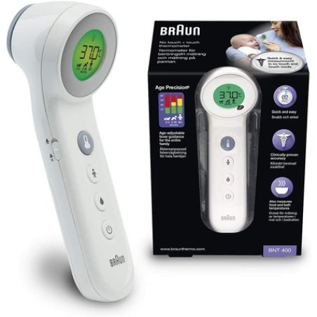 Braun No Touch Touch Thermometer with Age Precision BNT400