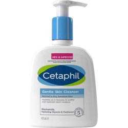 Cetaphil Gentle Skin Cleanser Soap-Free Body & Face Wash for Women & Men with Niacinamide 473ml