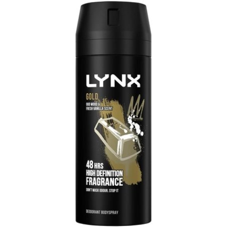 Lynx Gold Limited Edition Anthony Joshua Deodorant Spray - Axe - 150ml