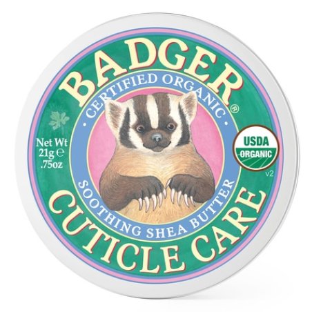 Badger Organic Cuticle Care Balm with Shea Butter and Seabuckthorn Extract 0.75oz