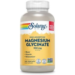 Solaray Magnesium Glycinate with BioPerine High Absorption Formula 240 VegCaps - 60 Day Guarantee
