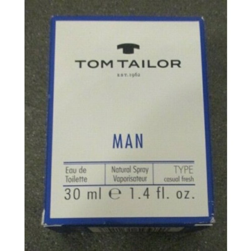 Tom Tailor MAN Eau de Toilette for Men 30ml - NEW