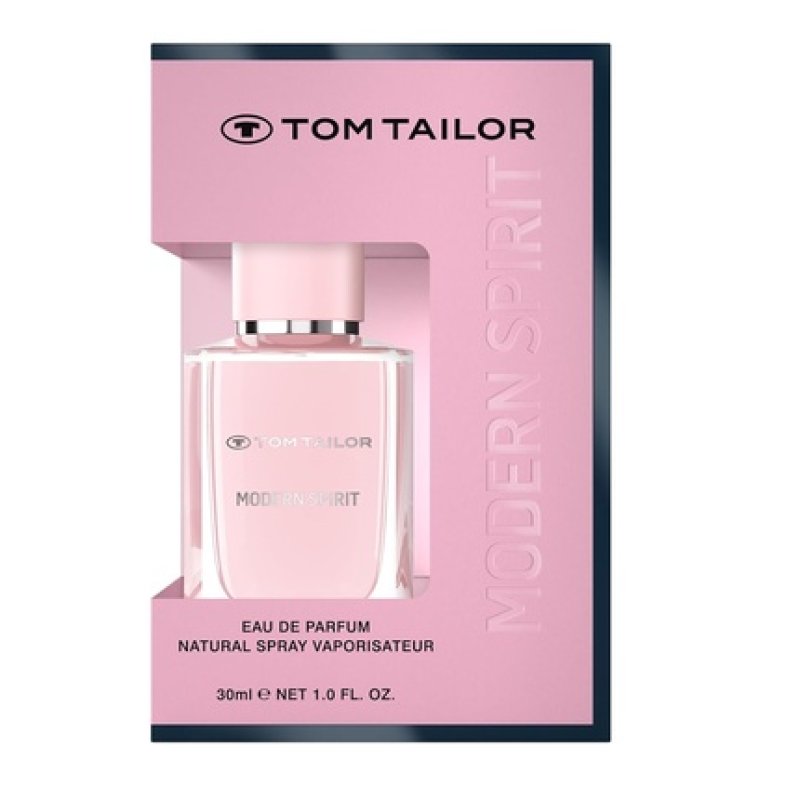 Tom Tailor Modern Spirit Women's Perfume 30ml Floral Eau De Parfum With Vegan Formula Bergamot Flowers Musk Sandalwood