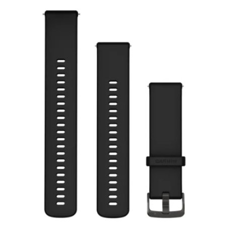 Garmin 010-13256-21 smart wearable accessory Strap Black Silicone