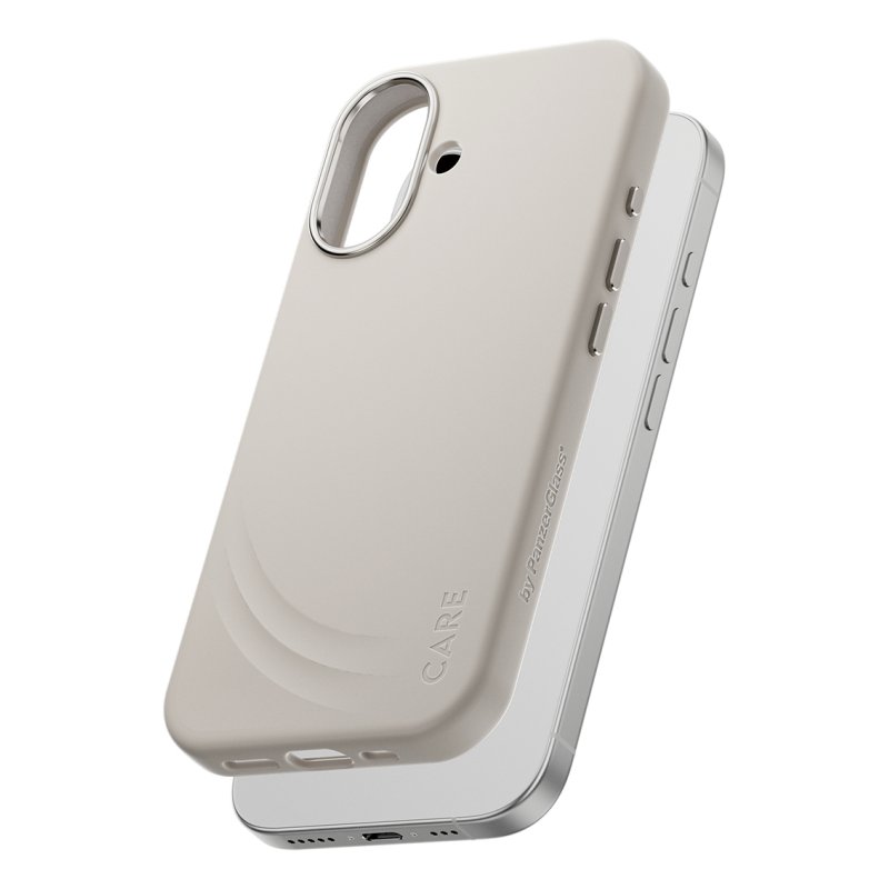 CARE by PanzerGlass Feature FLOW Case Vanilla w. MagSafe iPhone 17