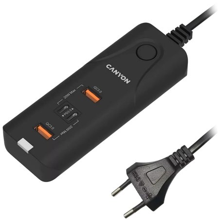 Canyon Power Adapter 2xUSB-A 2xUSB-C 18W QC3.020W PD Bl Retail