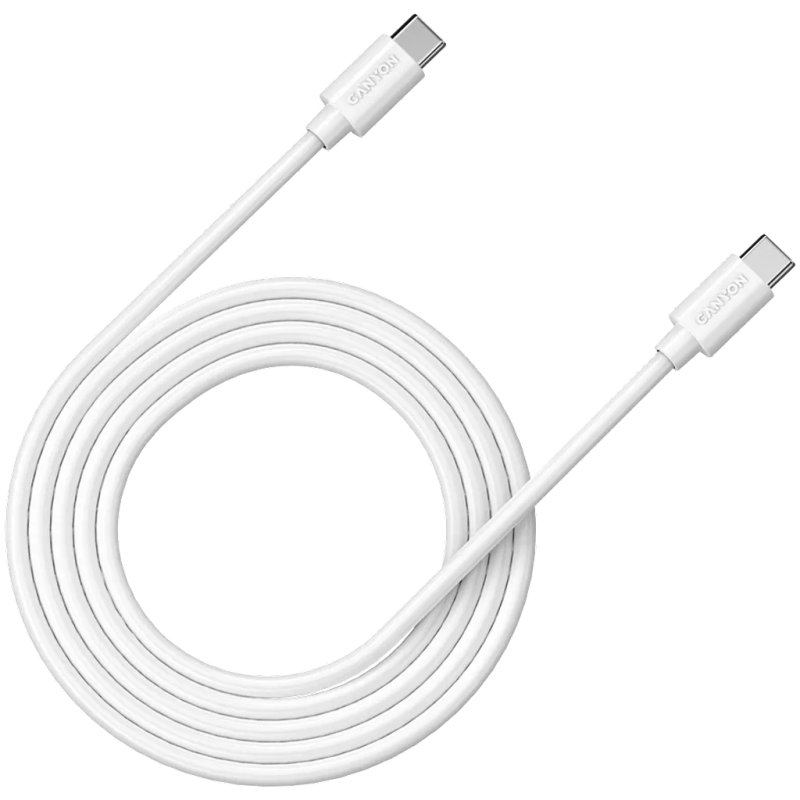 Canyon CNS-USBC9W câble USB 1,2 m USB C 100 W Blanc