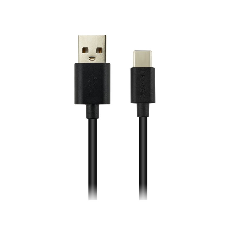 Canyon CNE-USBC2B USB cable USB 2.0 1.8 m USB C USB A Black