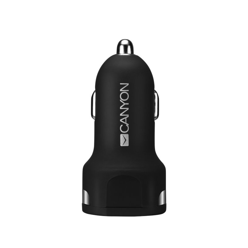CANYON car charger C-04 2.4A/2USB-A Black